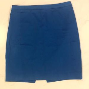Blue high waisted skirt